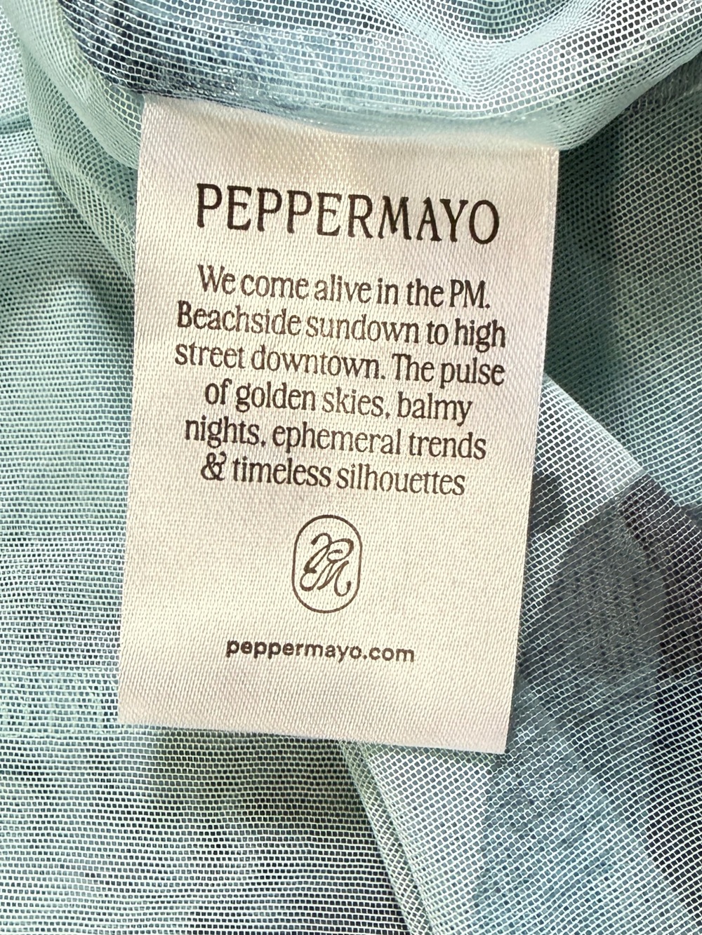 β¨ Peppermayo Floral Mesh Maxi Dress - Size S / US 4 (Like New) β¨ - Picture 16 of 16